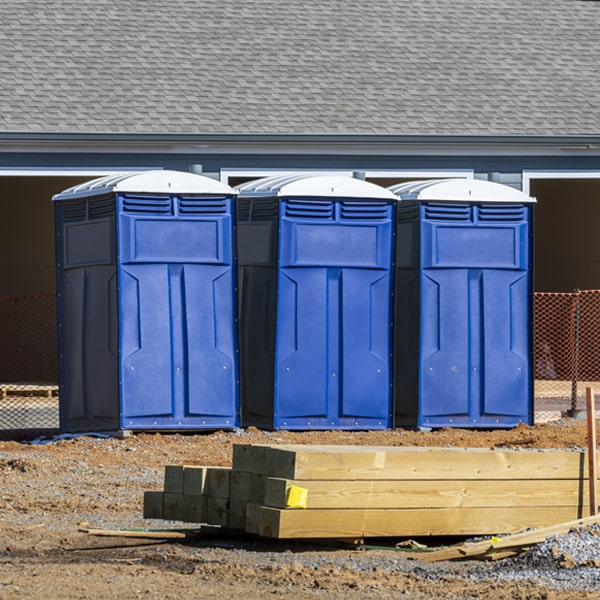 do you offer hand sanitizer dispensers inside the portable toilets in Aberdeen SD